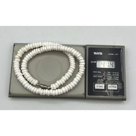 Vintage 70s  Hawaiian Puka Shell 47 gram Surfer Necklace 16" - Picture 8 of 8